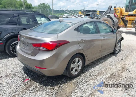 2016 Hyundai Elantra Value Edition из США, поврежденный, VIN 5NPDH4AEXGH778086